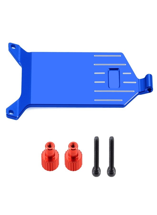 JGGZONE Aluminum Alloy Electronics and Receiver Mounting Plate for 1/24 Buggy Losi Micro-B 2WD Buggy RC Car Upgrade Parts Accessories Replacement (Blue) - Image 1